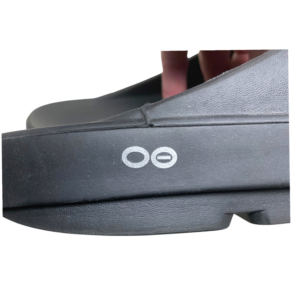 OOFOS OOahh Recovery Slide Sandals Men's Black Comfort Slides Size 12 EU 45 - Picture 5 of 7